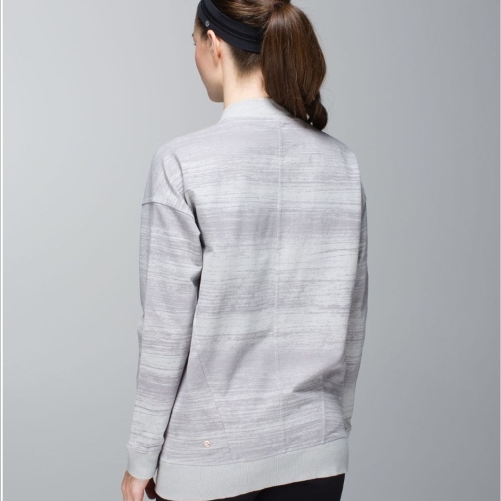Lululemon Silver Wrap Jacket - Picture 2 of 6